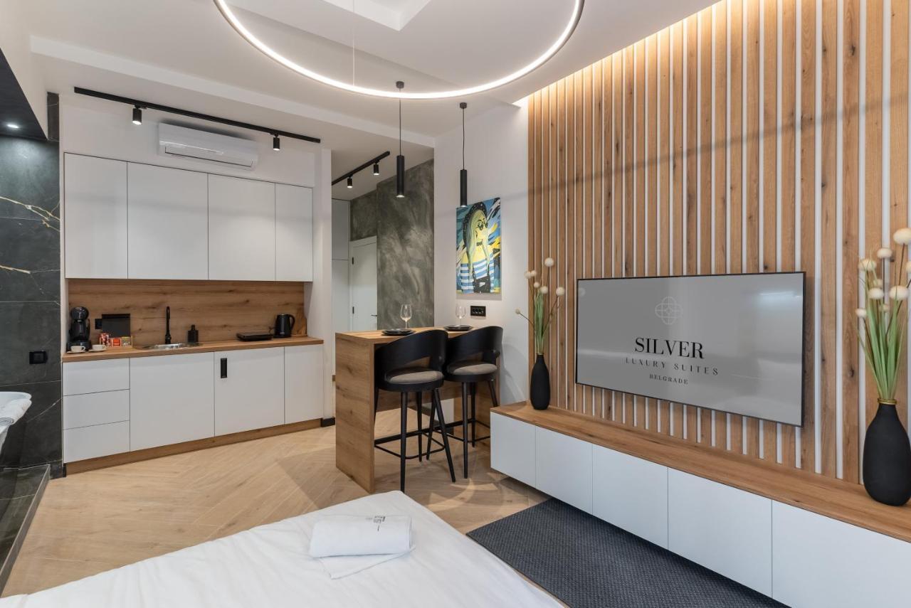 Silver Luxury Suites Belgrado Esterno foto
